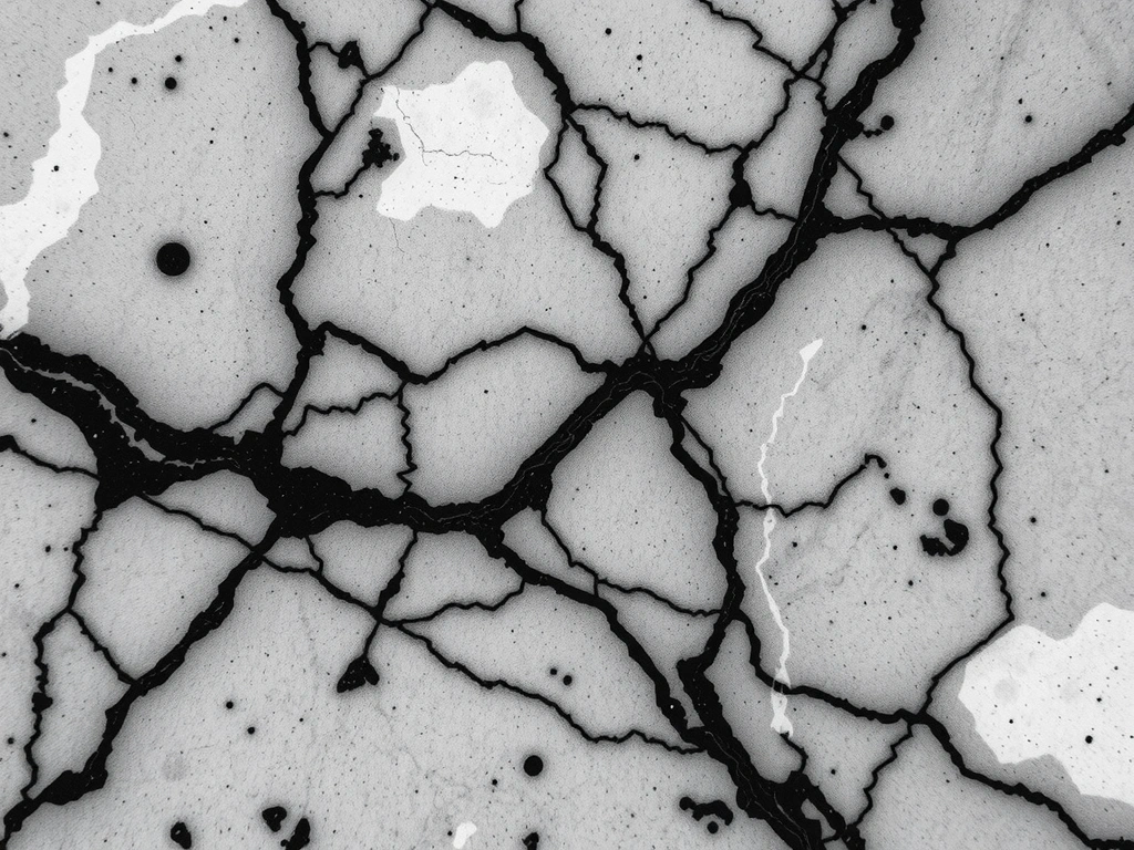 Etched marble damage